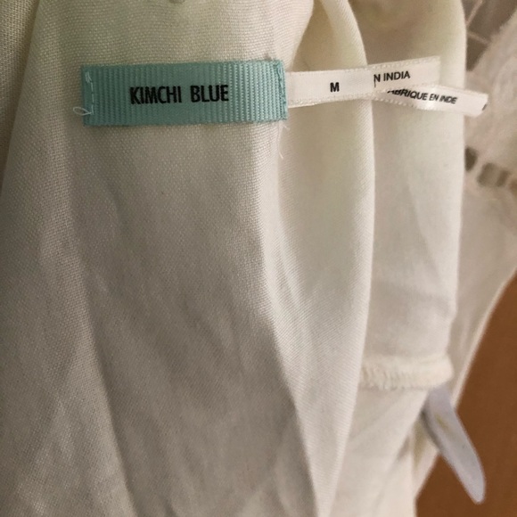 UO Kimchi Blue Cream Lace Detail Summer Dress - Picture 7 of 8